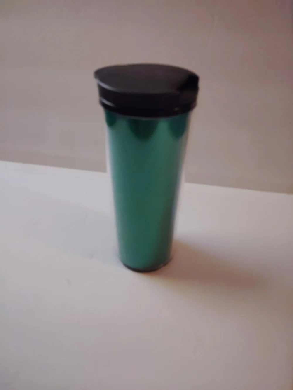 Starbucks Green Travel Tumbler with Black Lid